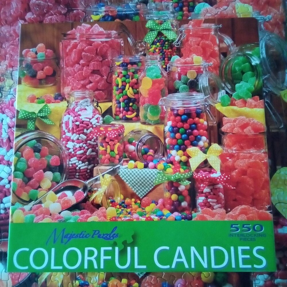 Majestic Puzzles Colorful Candies 550pc